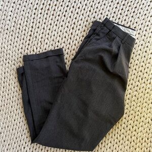 Dark grey mens dress pants size W34 L36 worn once perfect condition